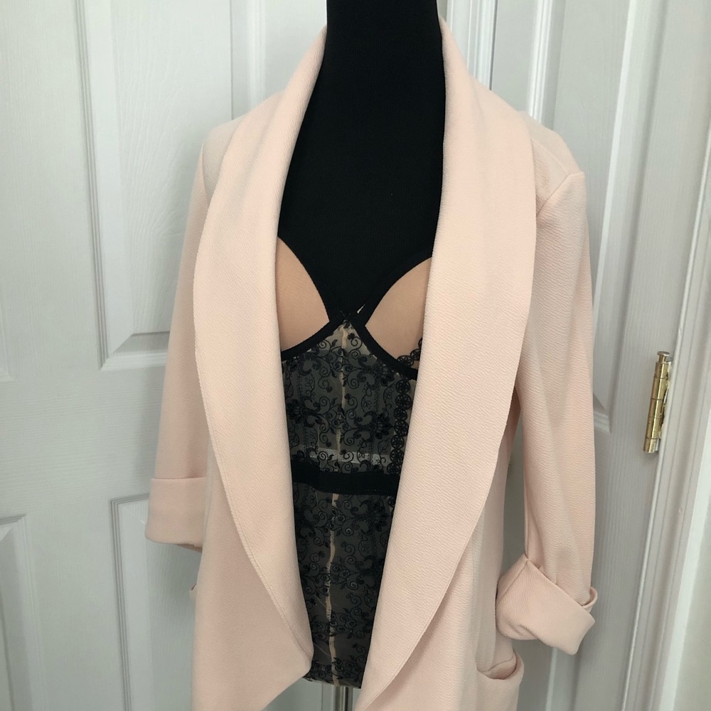 Melanie Knit Tunic Blazer